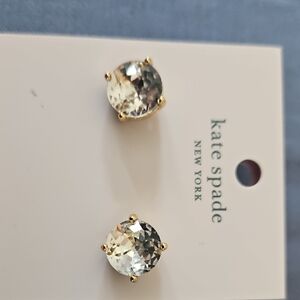 Kate Spade Gold-Tone Crystal Earrings